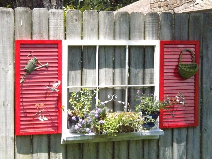 Open Small Window Illusion Garden Mirror Garden mirrors, Outdoor mirror, Mirror 