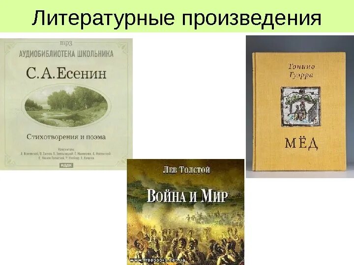 Какие есть литературные произведения. Литературные произведения. Что такое произведение в литературе. Литературные рассказы. Разные литературные произведения.