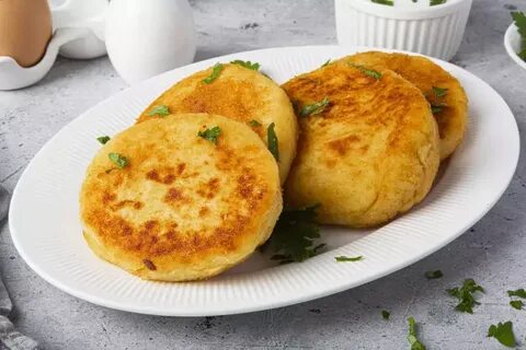 Картофельные котлеты из вчерашнего пюре