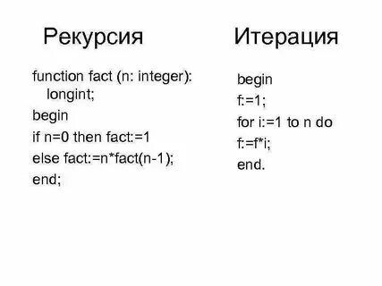 Что такое итерация