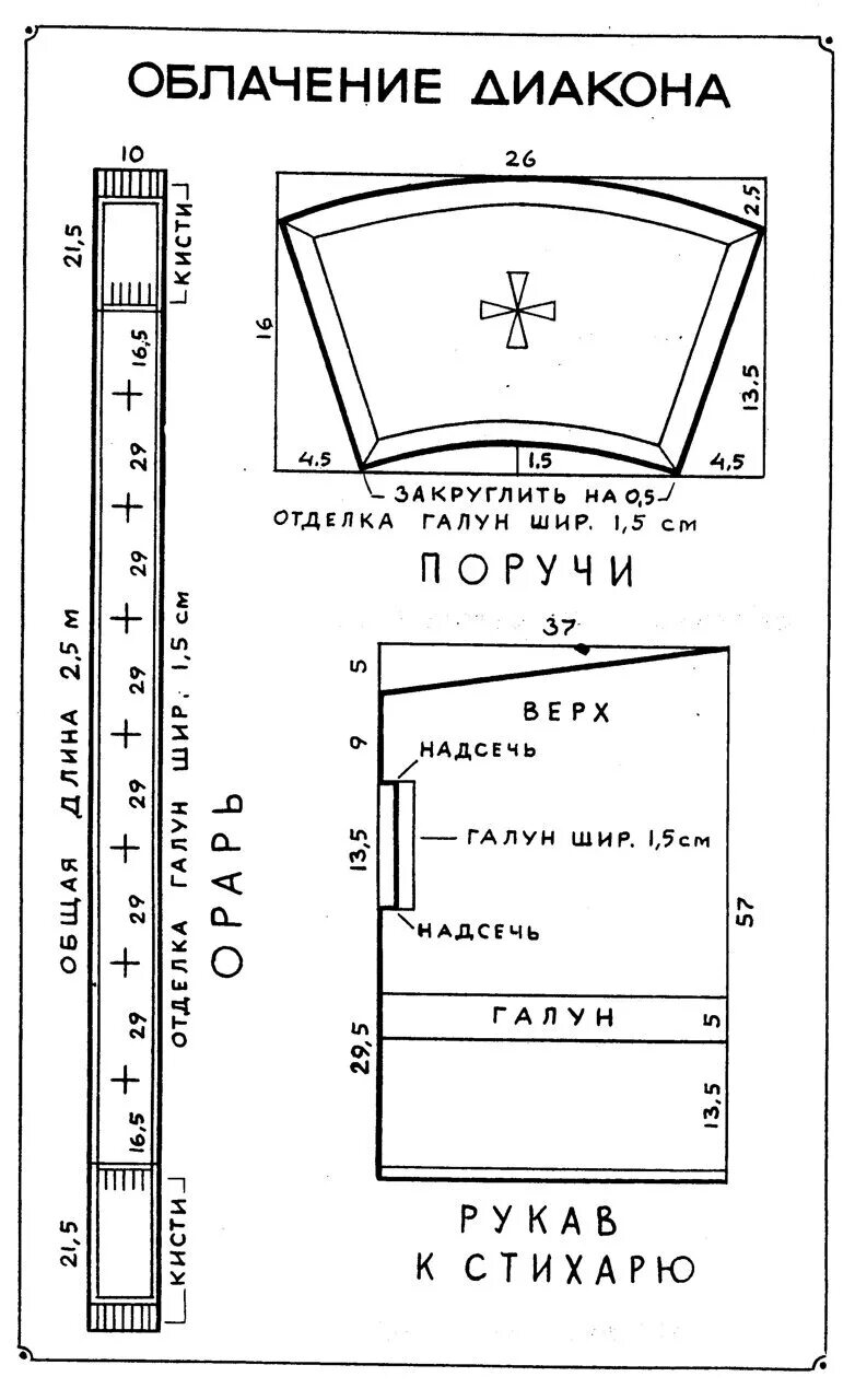 Выкройка облачения для священника. Стихарь церковный выкройки. Выкройка церковной рясы. Выкройки церковных облачений. Как сделать поручи