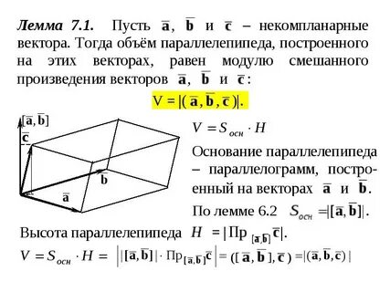 Некомпланарные векторы