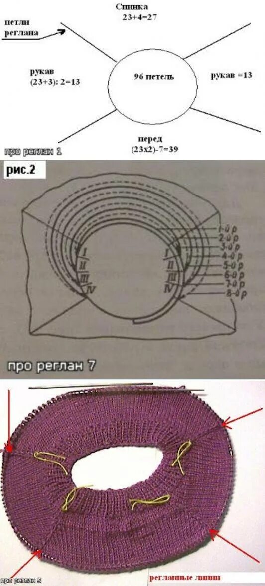 Рукава по кругу спицами. Схема вязания реглана сверху спицами вкруговую. Вывязывание горловины реглан сверху спицами. Вяжем реглан на круговых спицах для начинающих от горловины. Вязание спицами от горловины реглан на круговых спицах.