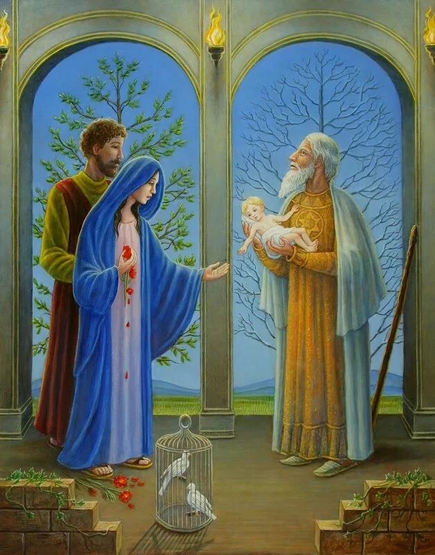 сретение господа нашего иисуса христа. открытки с праздником сретение господне 15 февраля. сретение господне поздравления. сретение господне приметы. художник млада финогенова зима.