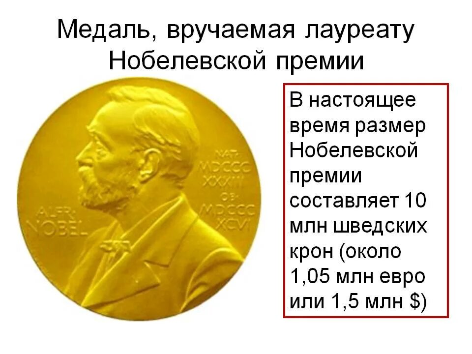 Медаль лауреата Нобелевской премии. Медаль Нобелевской премии по литературе.