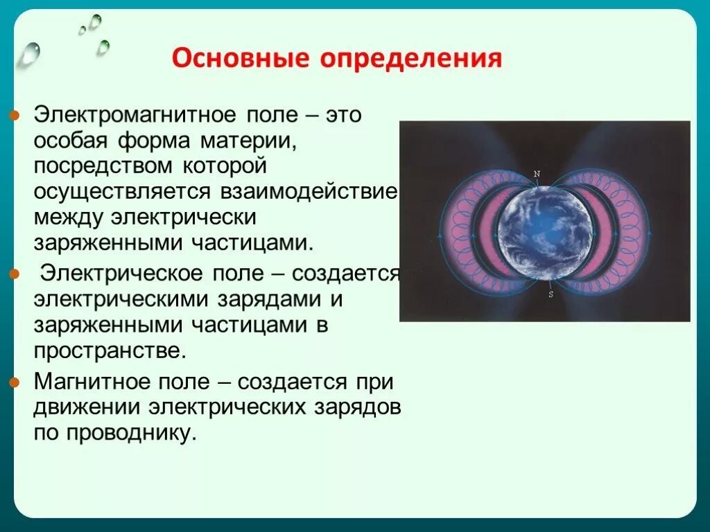 Определить электрическое поле земли