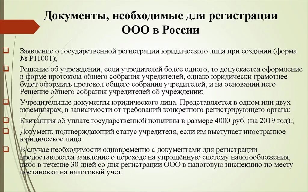 Ответственность регистрацию организаций. Документы необходимые для регистрации ООО список. Какие документы нужны для регистрации предприятия. Какие документы нужны для регистрации ООО. Перечень документов необходимых для регистрации ООО.