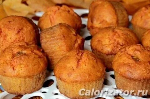 Вкусные кексы из тыквы