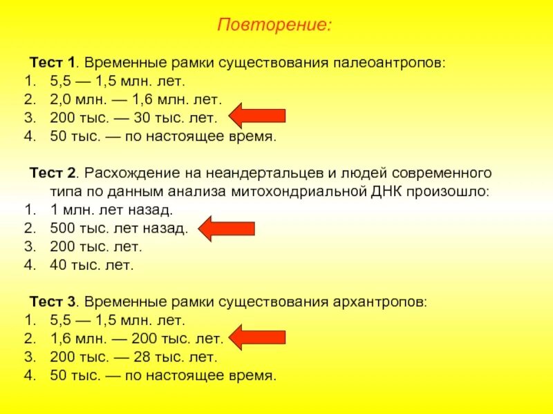 Тест о временном. Временные рамки существования палеоантропов. Палеоантропы временные рамки. Этапы временные рамки неандерталец. Палеотроп время существования.