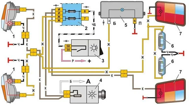 Электрическая схема поворотов ВАЗ 21213. Электрическая цепь габаритов ВАЗ 2110. Ближний свет ВАЗ Нива 21213 схема. Схема дальнего света Нива 2121. Не горит правый ближний ваз