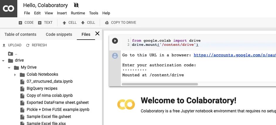 Googlecolab