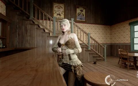 1920x1200 Wild west saloon by jura11 Poser SteamPunk 