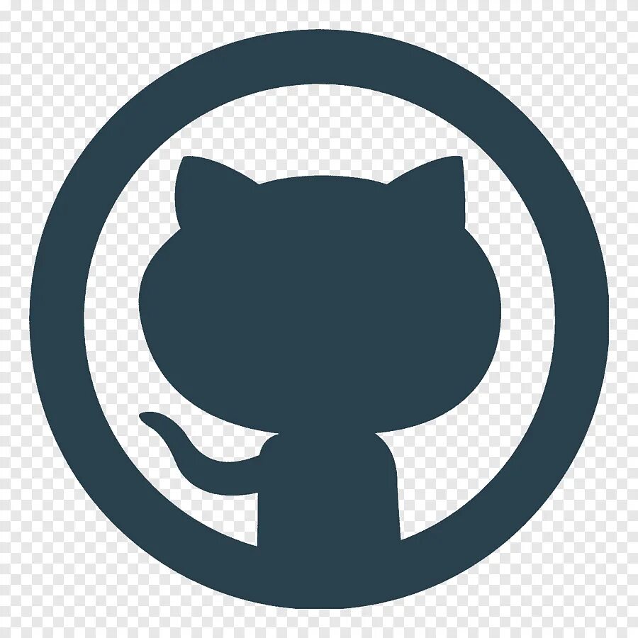 Cat icon. Значок "кошка". Логотип GITHUB. Иконка гитхаб. Кот логотип.