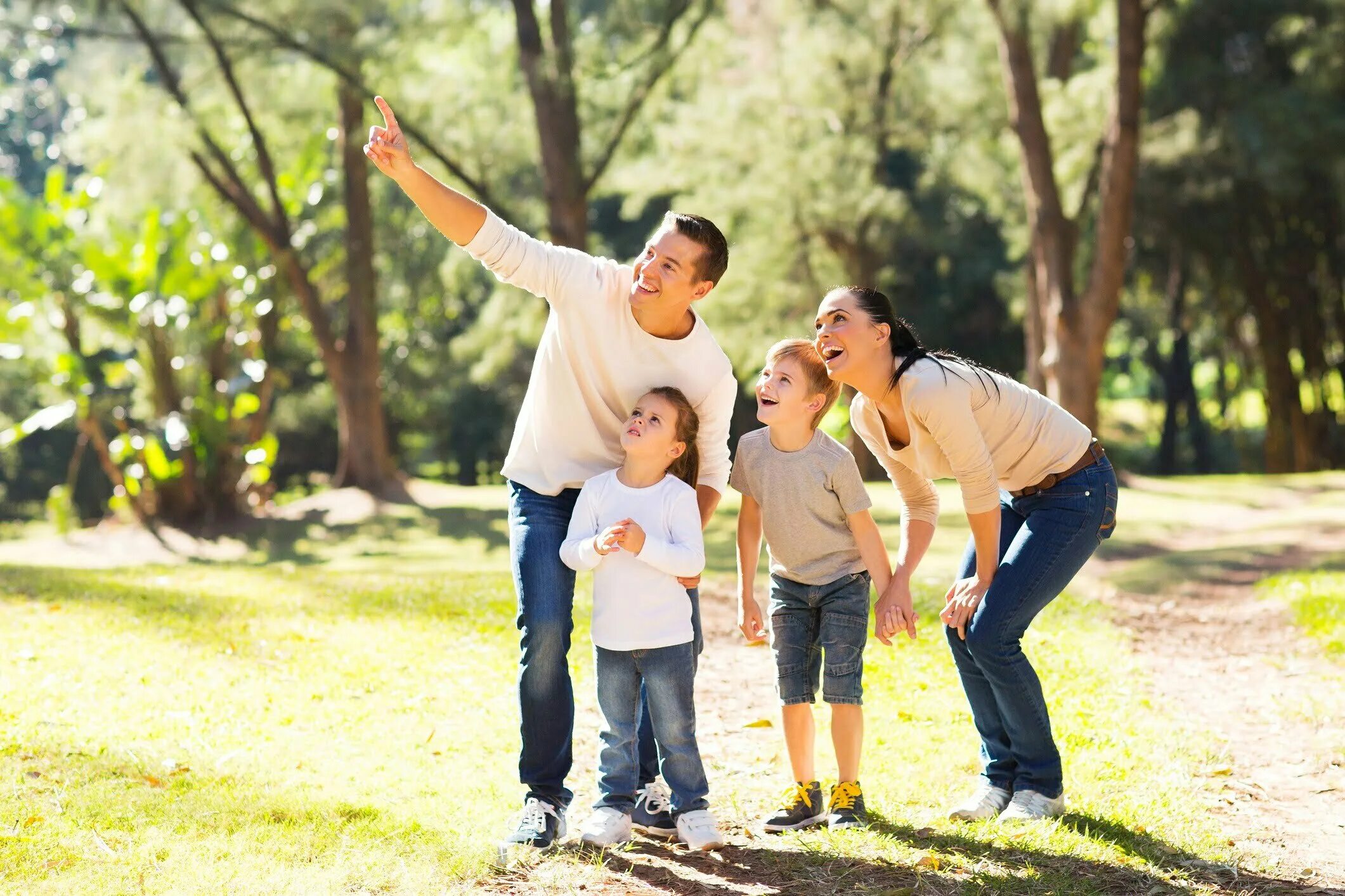 Having a good time with your family