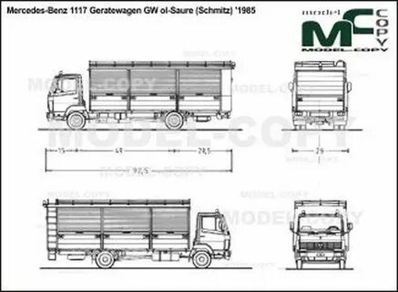 Мерседес 814 размеры