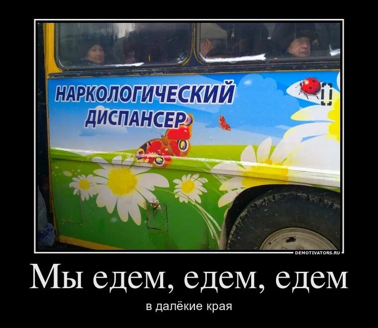 Мы есть то что мы едем. Демотиваторы. едем прикол. демотиваторы смешные. смешные картинки мы едем.