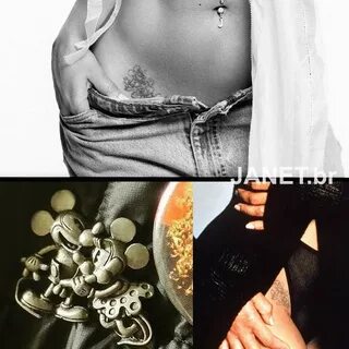 Janet jackson tattoos mickey mouse