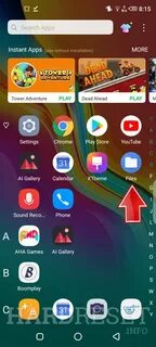 Где в телефоне infinix