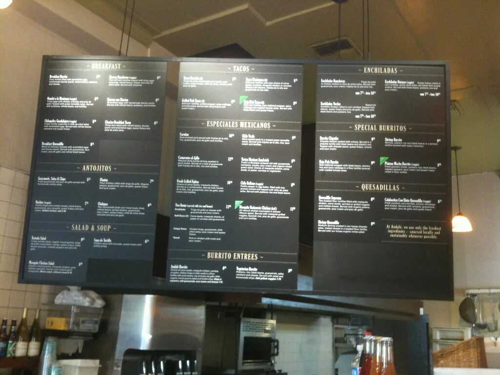 Menu store
