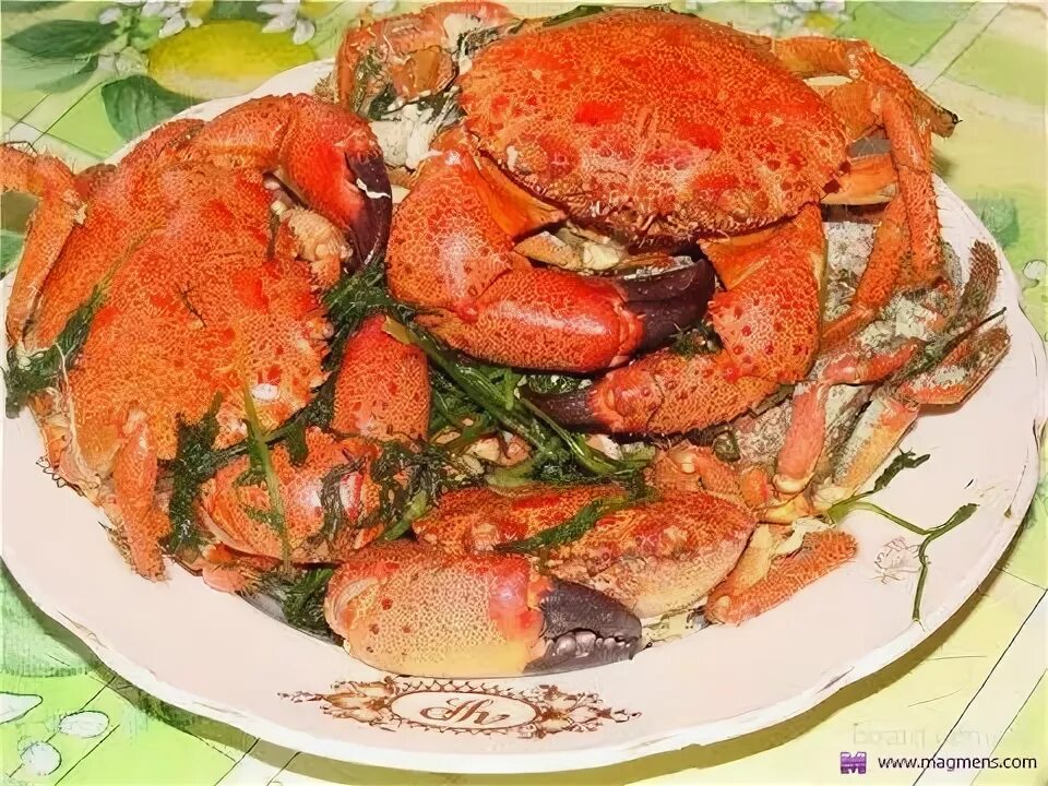 Как варить крабов черноморских