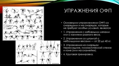 Физические упражнения офп