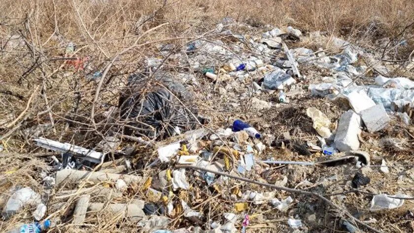 Несанкционированная свалка в городе