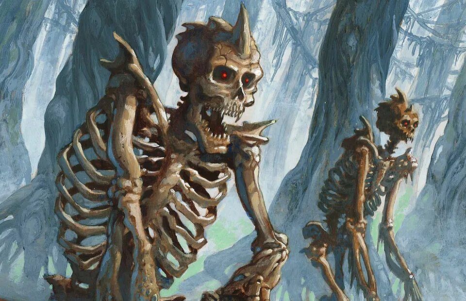 МТГ скелеты. Giant Skeleton MTG.