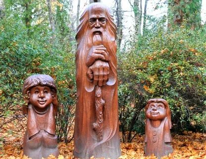 Парк деревянных скульптур древландия пенза