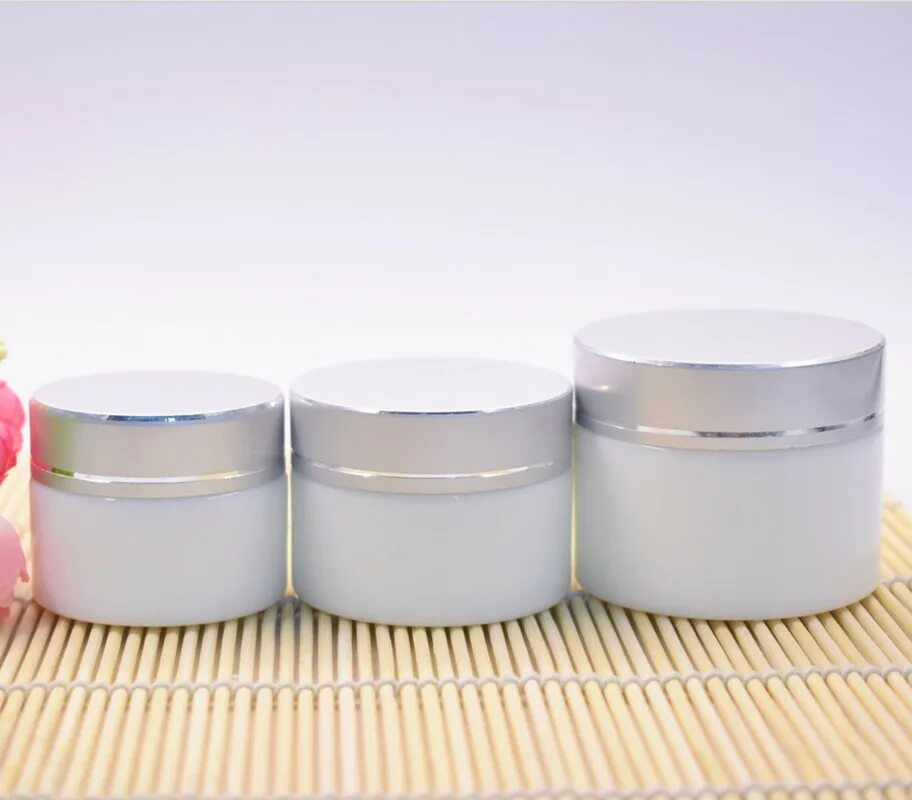 баночки под крем. косметические баночки. крема оптом. баночка крема. стеклянная упаковка для косметики.