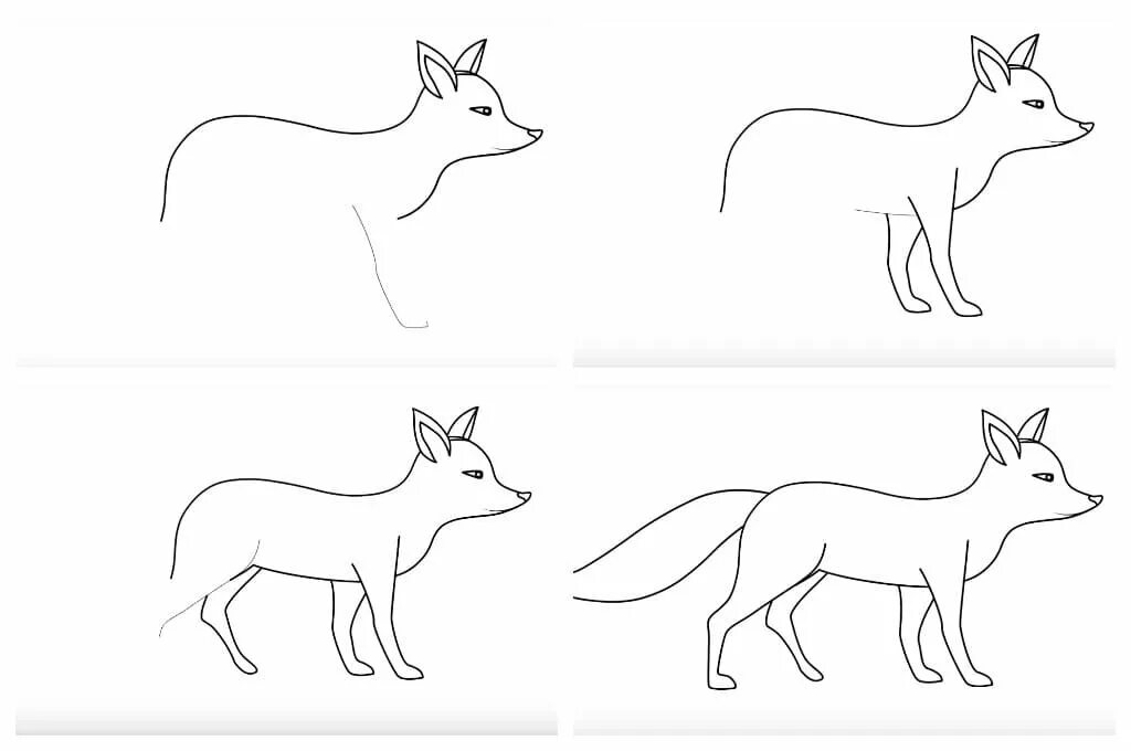 Лисица рисунок. Лиса рисунок карандашом для детей. Этапы рисования лисы для дошкольников. Рисунок лисы поэтапно.