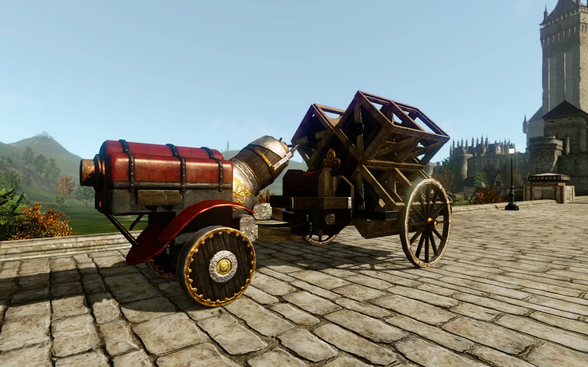 Грузовой трактор архейдж. Грузовой трактор архейдж. Трактор с неверинскими оленями в архейдж. Трактор архейдж. Архейдж осадные машины.