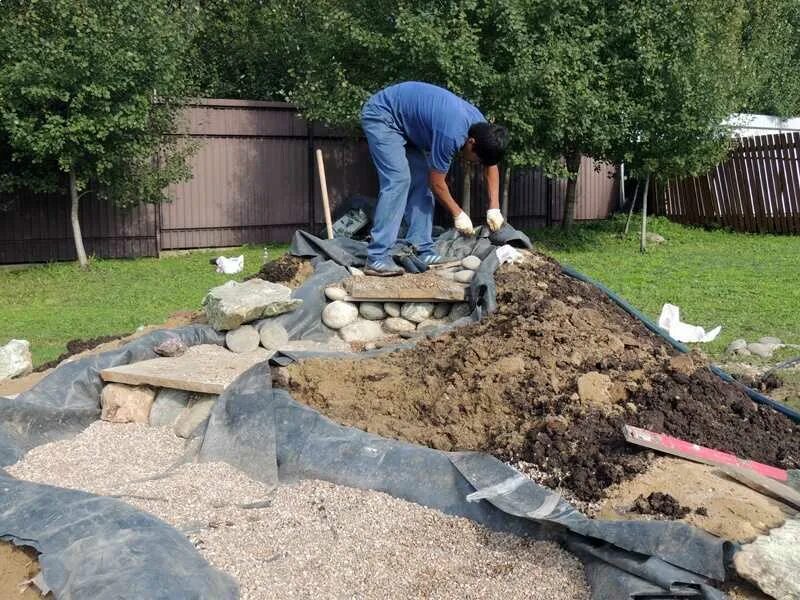 Альпийская горка на даче. Альпийская горка своими руками. Альпийские горки на даче. Альпийская горка на даче своими руками.