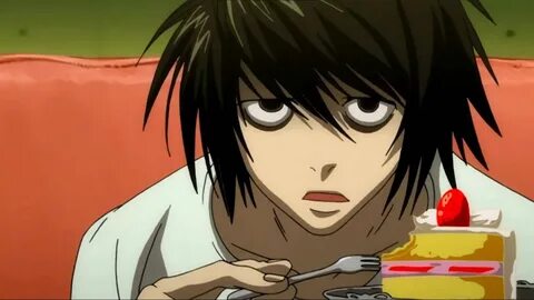 L Lawliet and cake 