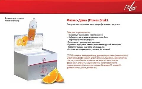 Фитлайн состав