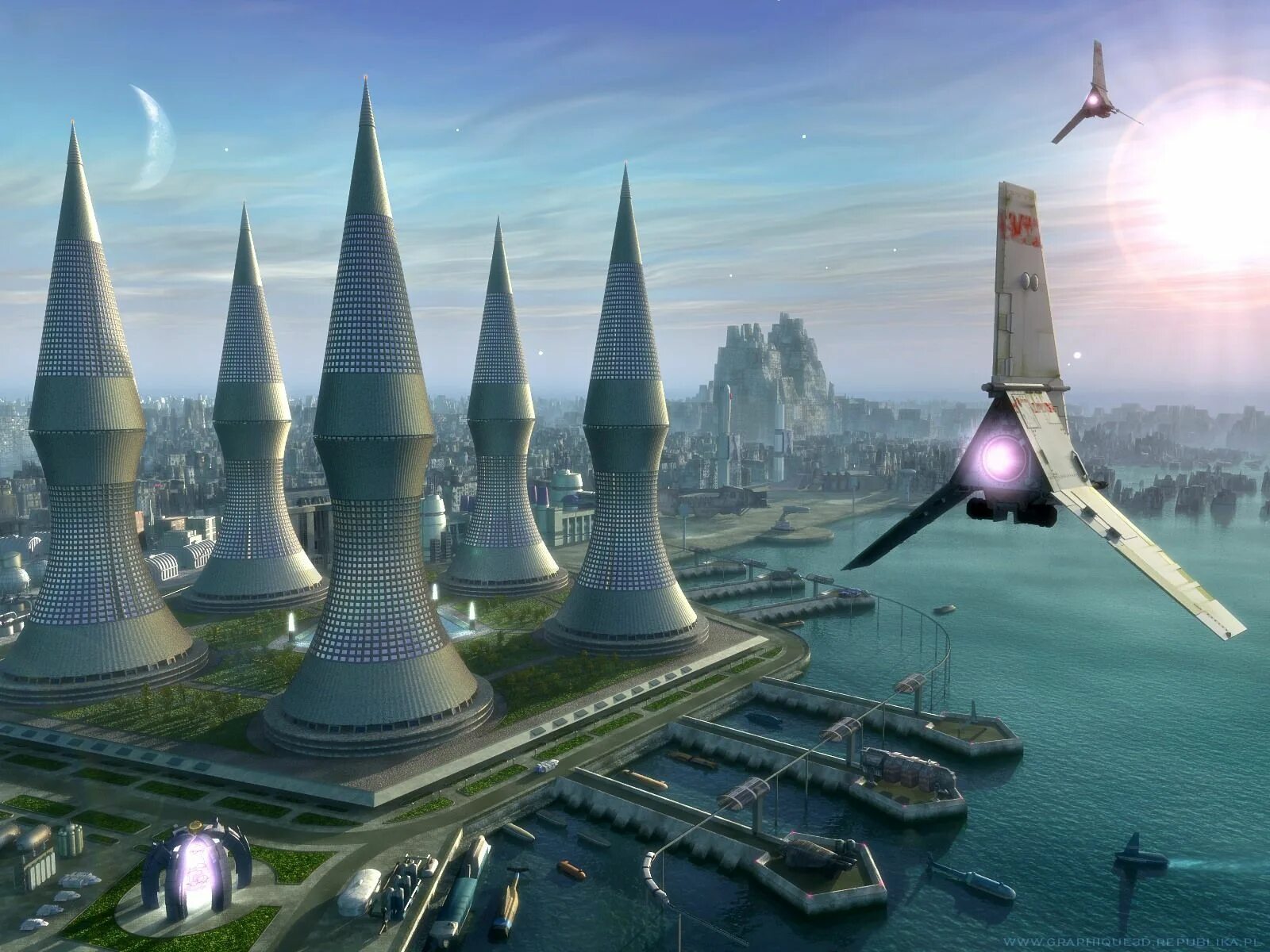Далекое будущее. Мишель РАГОН города будущего. Мир будущего. Фантастические постройки. Будущий мир.