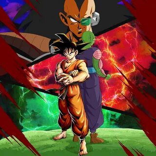 Piccolo and goku vs raditz