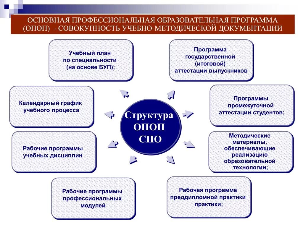 Структура учебного плана СПО. Структура учебного плана по образовательной программе. Образовательная программа СПО. Структура ОПОП СПО. Проектирование и реализация образовательных программ