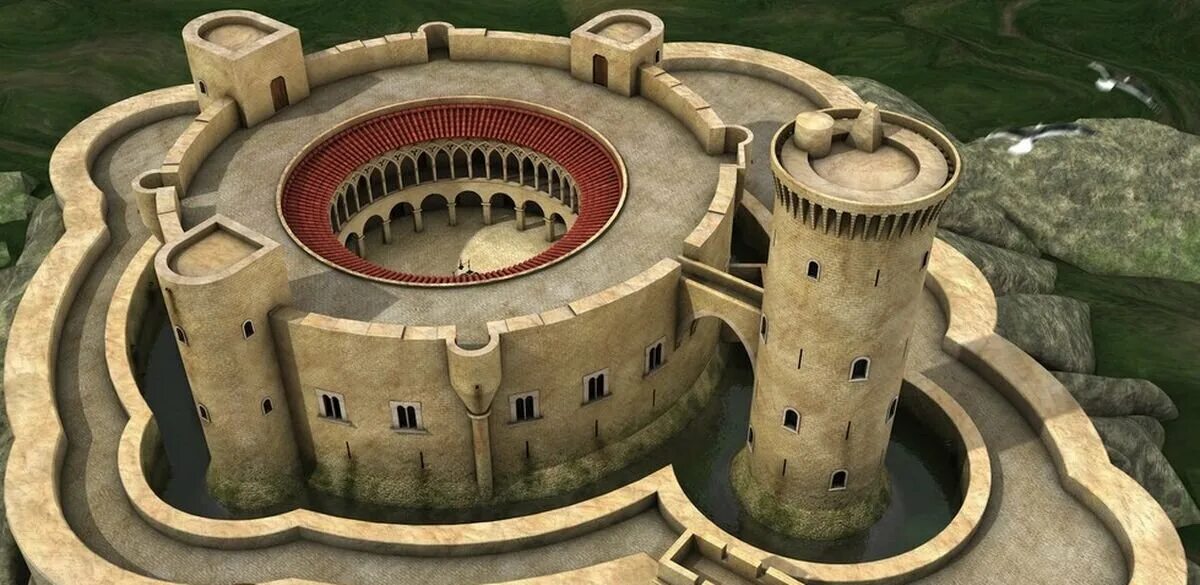 Windsor Castle--William the Conquerer had this tower built; it's the oldest stru