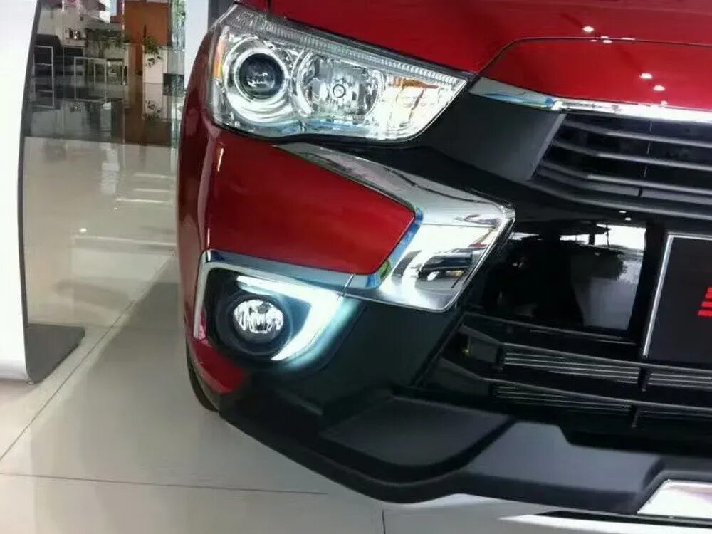 Дхо асх. Ходовые огни Mitsubishi ASX 2019. Led огни Mitsubishi ASX 2018. ДХО для Mitsubishi ASX 2018. ДХО Мицубиси АСХ 2017 2018.