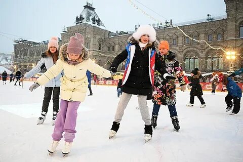 Каток в новогодние праздники