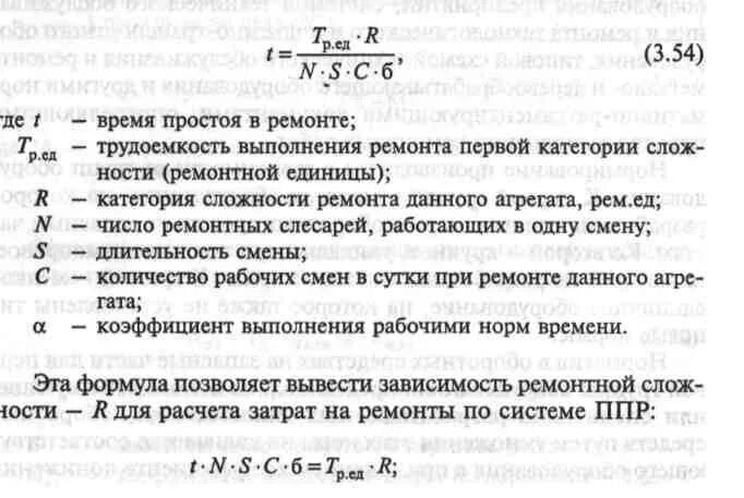 Время плановых простоев