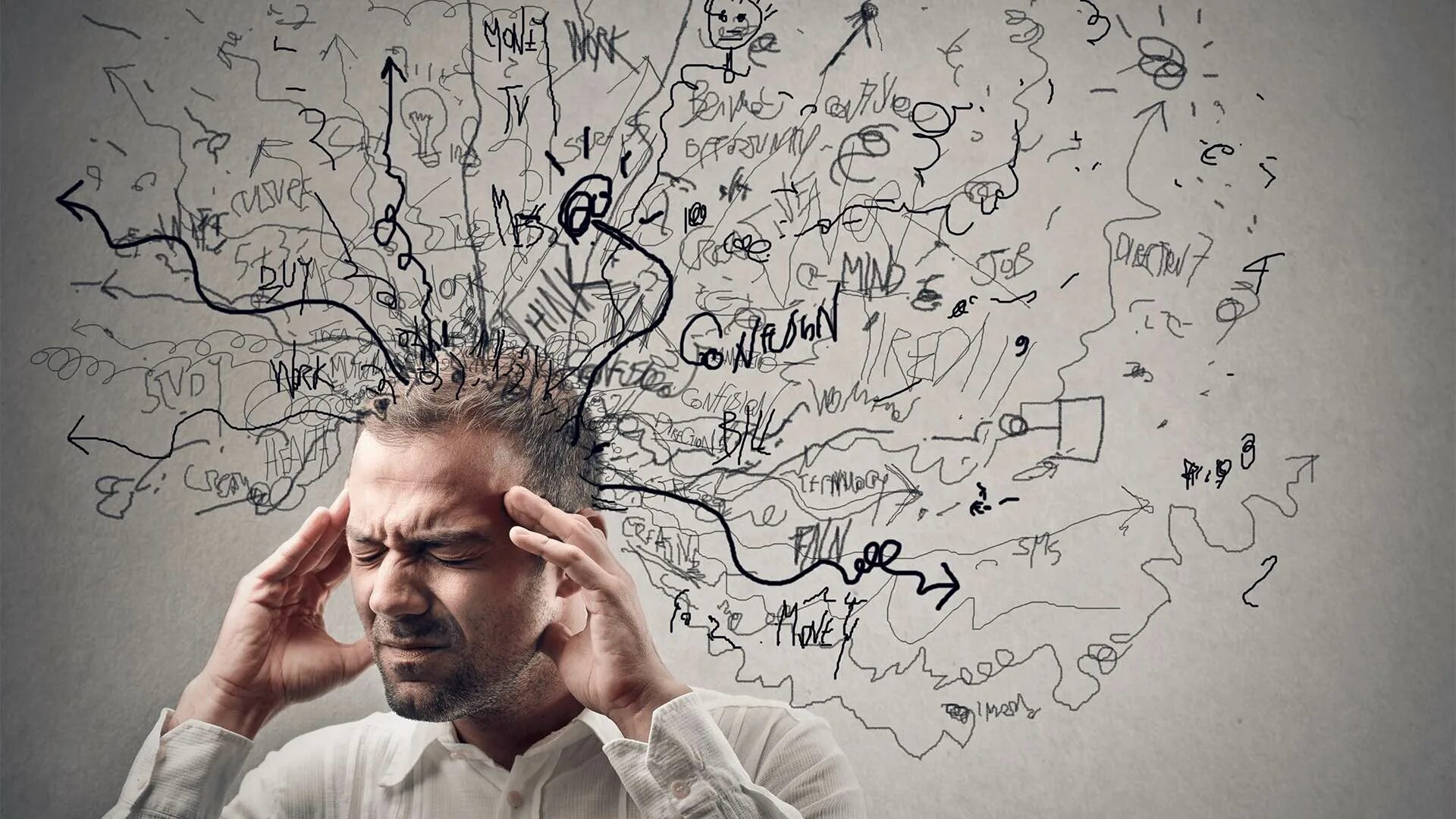 Кризис человека. Стресс картинки. Мозг думает. Личностный профессиональный стресс. Недовольный сотрудник.