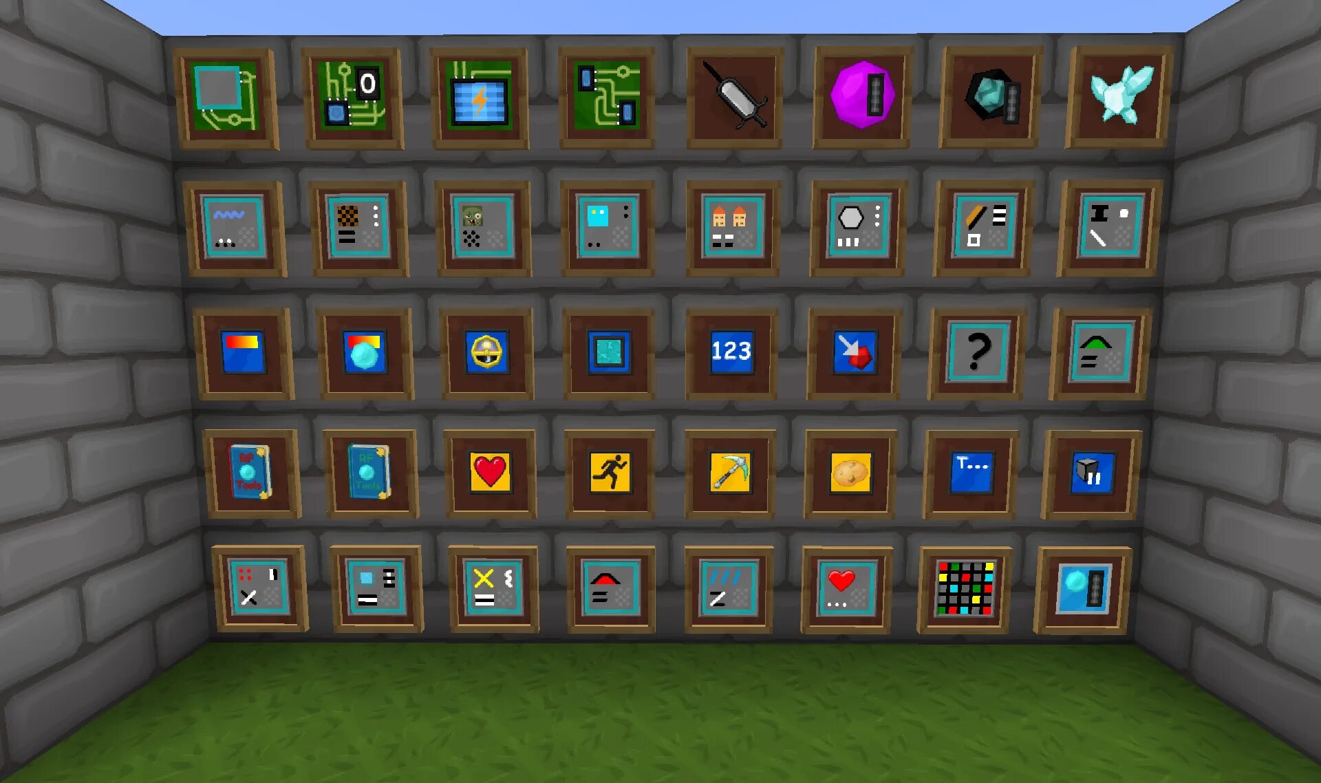 Minecraft tools 1.16 5. Minecraft инструменты. rftools mod. toolbox minecraft. rftools base.
