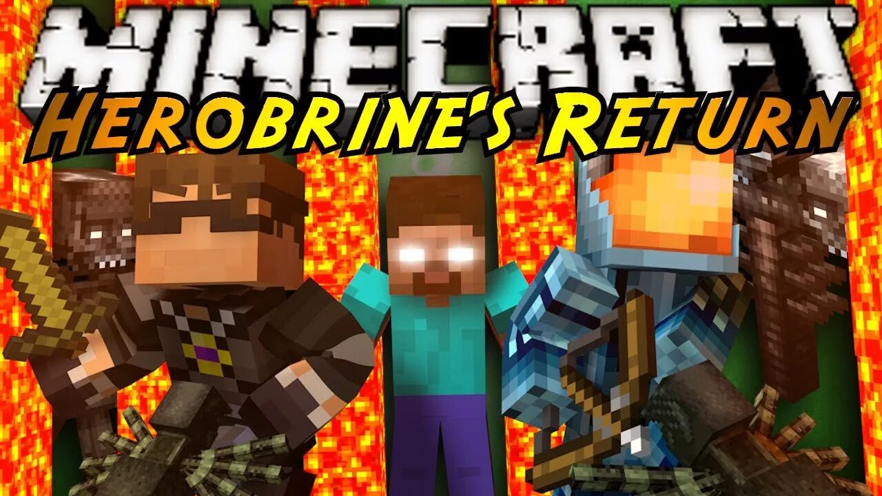 Minecraft return. Возвращение майнкрафт 3. Мод для ринг 1 12 2. Троллинг майнкрафт превью. Herobrine's return minecraft.