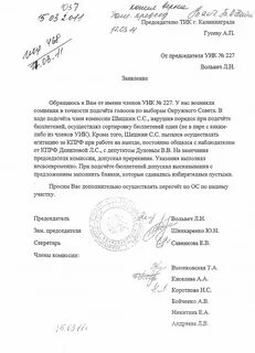 Заместитель председателя участковой избирательной комиссии
