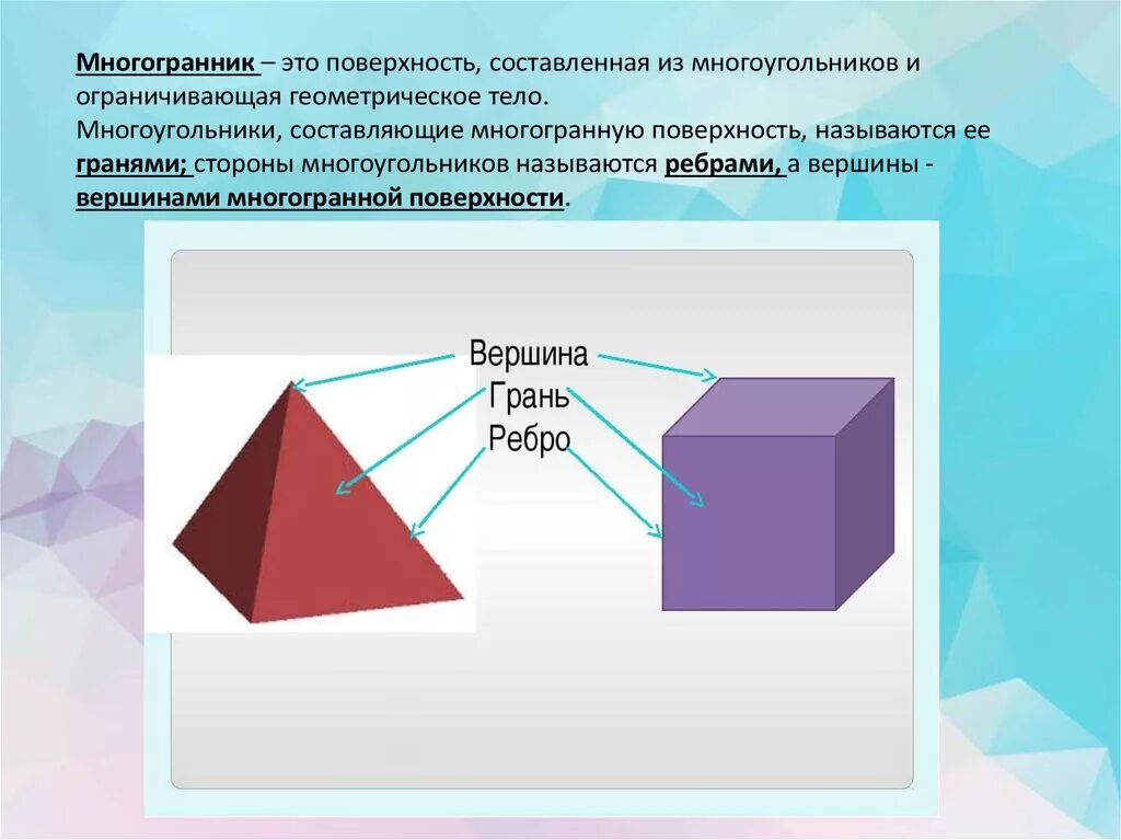 Вершины грани. Вершины и ребра многогранника. Вершины ребра грани многогранника. Поверхность многогранника это. Понятие многогранника. Геометрическое тело.