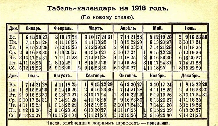 Какой год на дне. Календарь 1918 года. Табель календарь на 1918. Календарь 1918 года по месяцам. Григорианский календарь в России.