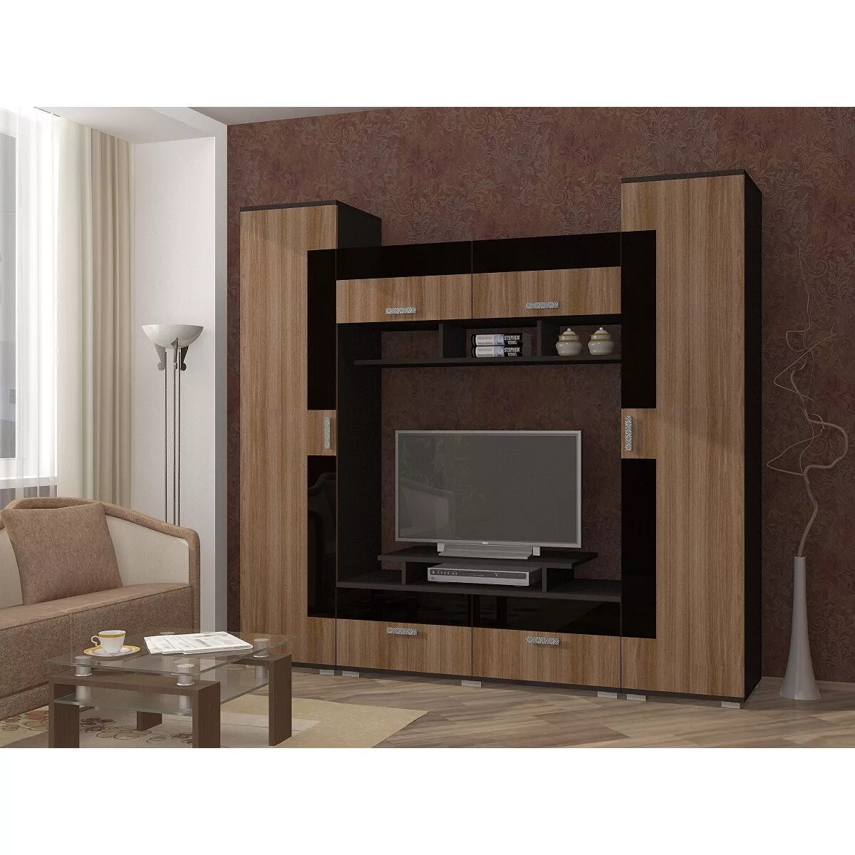 стенка нота. стенка венге дуб. гостиная нота-11 лдсп. стенка квант с ящиками. гостиная нота 19 регион 058.