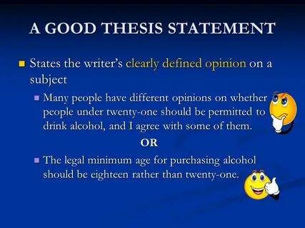 Subject opinion