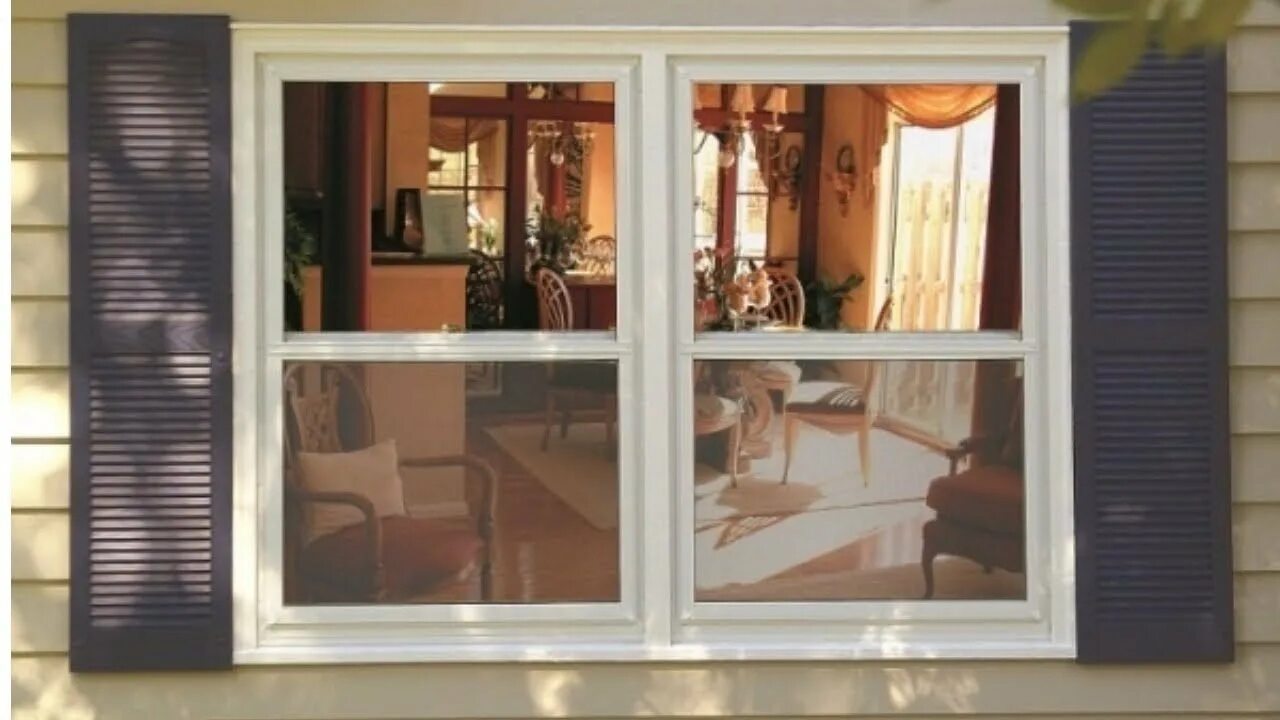Установка дополнительного окна. Окна американского типа. штормовые окна. house window tinting.